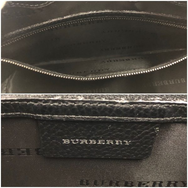 1016003130483 6 Burberry Nova Check Leather Shoulder Bag Black