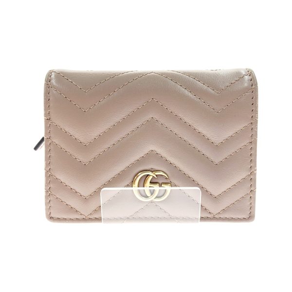 1016003195789 1 rbg Gucci GG Marmont Bi Fold Short Wallet Light Pink