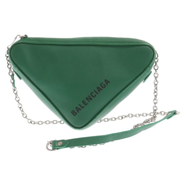 1024b230012 1 Balenciaga Triangle Duffle Bag Green