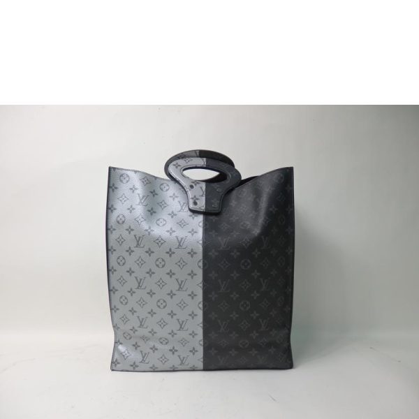 10357 2 Louis Vuitton Pacific Monogram Eclipse Split Tote Bag Black