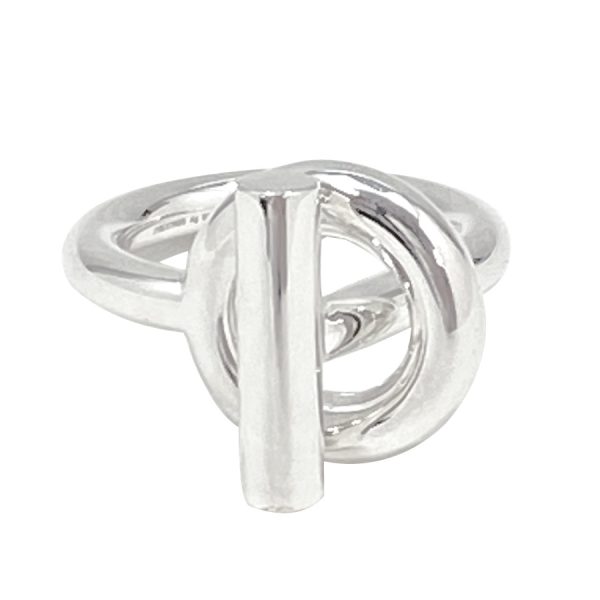 103658b 51 21 Hermes Echappee Ring Silver