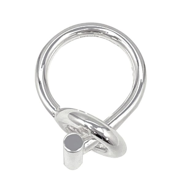 103658b 51 22 Hermes Echappee Ring Silver