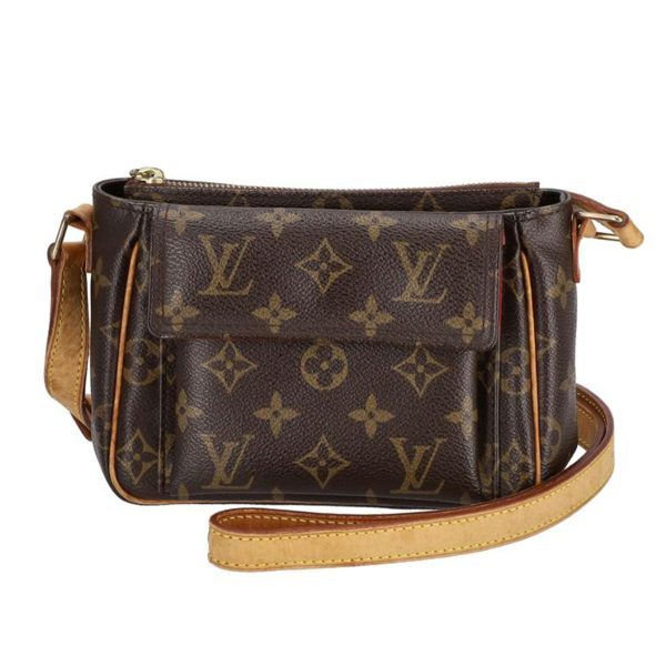 10367 1 Louis Vuitton Viva Cite PM Monogram Bag Brown