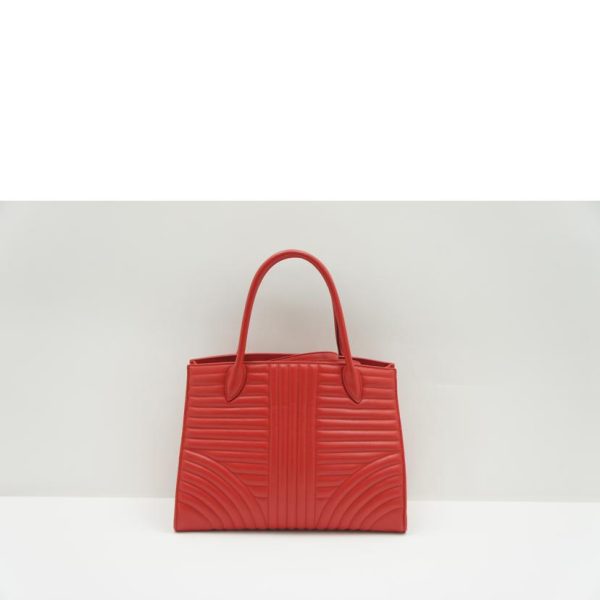 10400 2 Prada Diagram Tote Bag Red