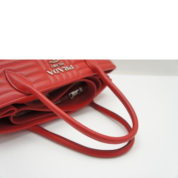 10400 4 Prada Diagram Tote Bag Red