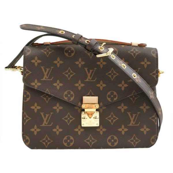 10435 1 Louis Vuitton Metis Monogram Pochette Bag Brown