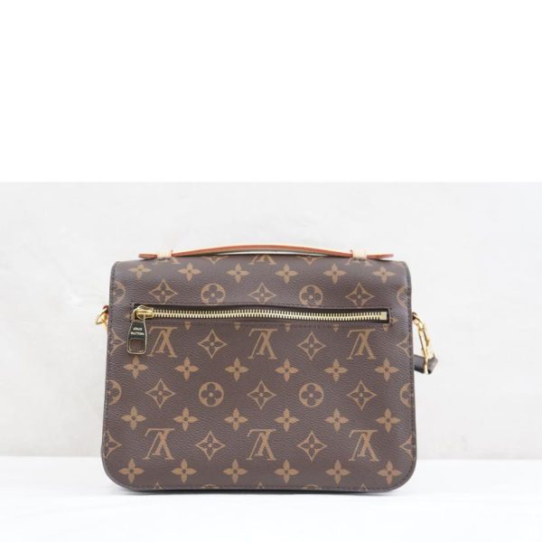 10435 2 Louis Vuitton Metis Monogram Pochette Bag Brown