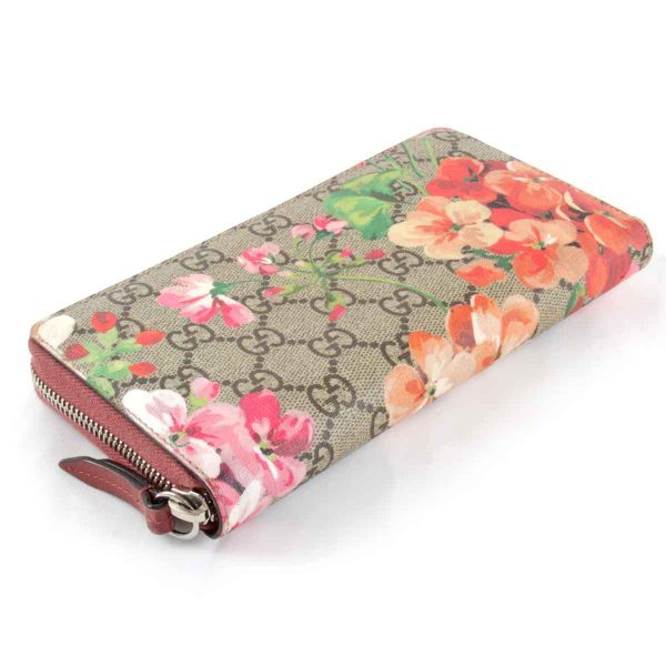 1045240308453t 3 Gucci GG Blooms Long Wallet GG Supreme Flower