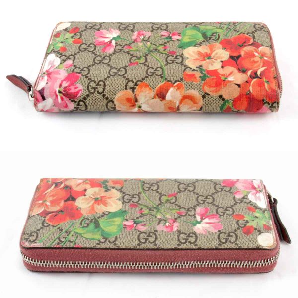 1045240308453t 5 Gucci GG Blooms Long Wallet GG Supreme Flower