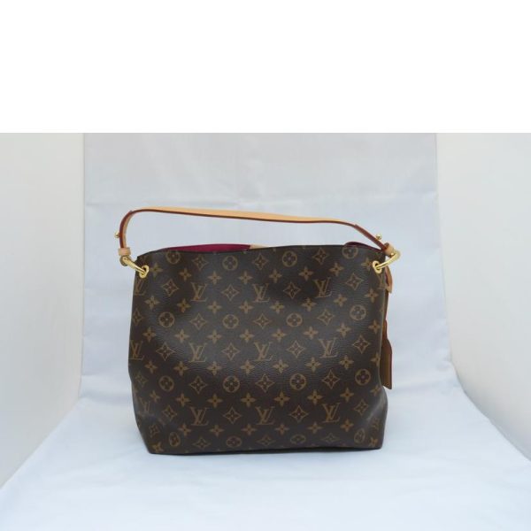 10473 2 Louis Vuitton Graceful PM Shoulder Bag Monogram Pivoine