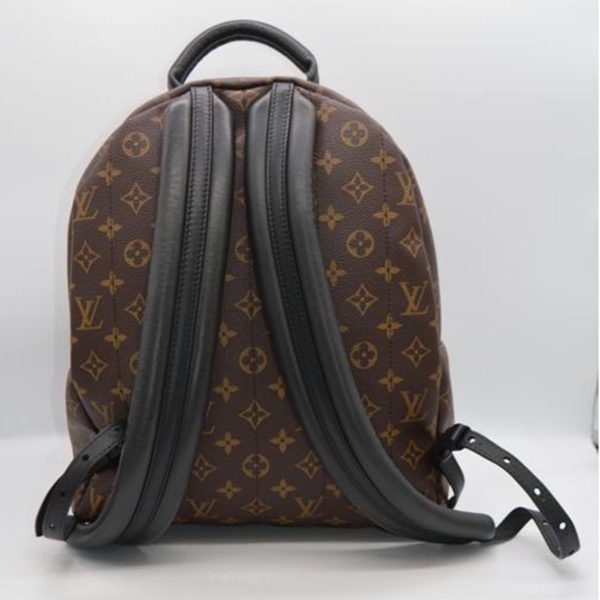 10708 2 Louis Vuitton Palm Springs Mm Monogram Backpack Brown