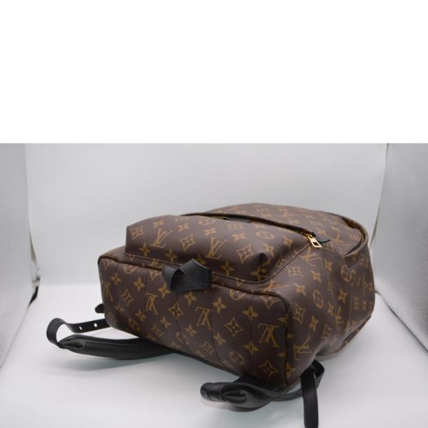 10708 3 Louis Vuitton Palm Springs Mm Monogram Backpack Brown