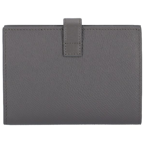 10b643bfp10dc 2 Celine Bifold Medium Strap Wallet Gray