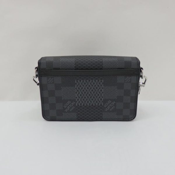 11220 2 Louis Vuitton Studio Messenger Bag Leather Gray