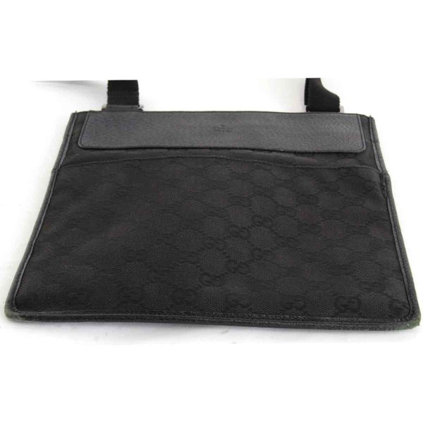 1125240308118t 5 Gucci Shoulder Bag GG Canvas Black