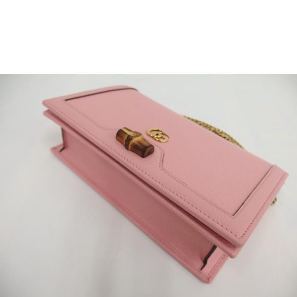 11418 4 Gucci Diana Mini Back Shoulder Pink