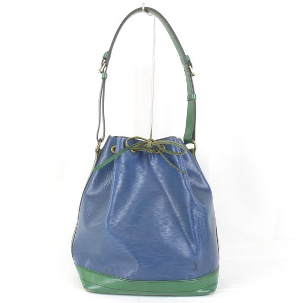 1175220610375a 1 Louis Vuitton Noe Epi Shoulder Bag Blue Green