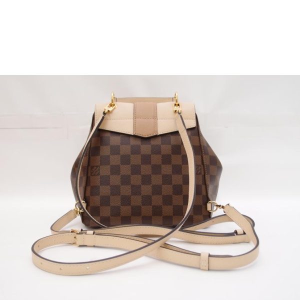 11790 2 Louis Vuitton Clapton Backpack Damier Ebene Brown