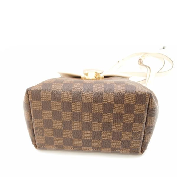 11790 3 Louis Vuitton Clapton Backpack Damier Ebene Brown