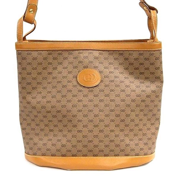 1200204928100004 1 Gucci Micro Gg Crossbody Leather Brown