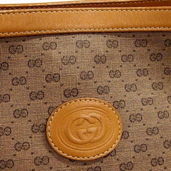 1200204928100004 4 Gucci Micro Gg Crossbody Leather Brown