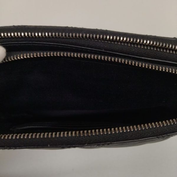 1202 3 8 Saint Laurent Paris Shoulder Bag Becky Pouch Black