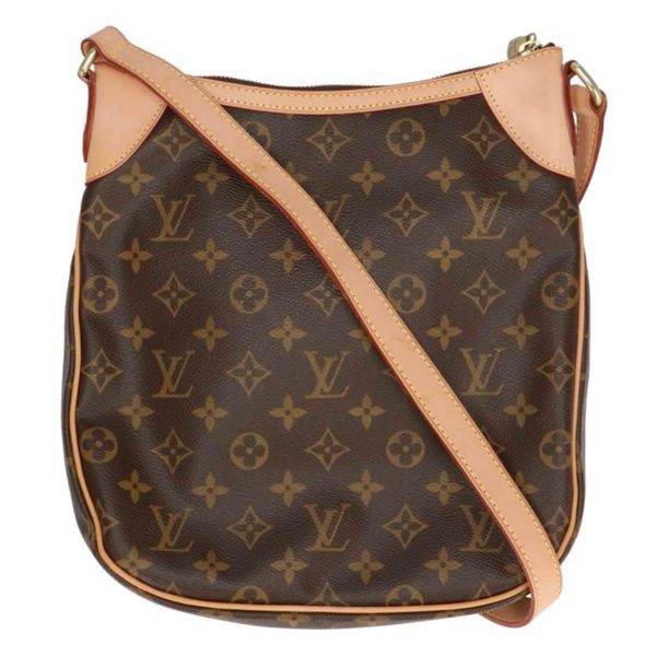 12021 1 Louis Vuitton Odeon PM Monogram Shoulder Bag Brown