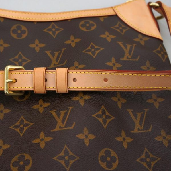 12021 10 Louis Vuitton Odeon PM Monogram Shoulder Bag Brown