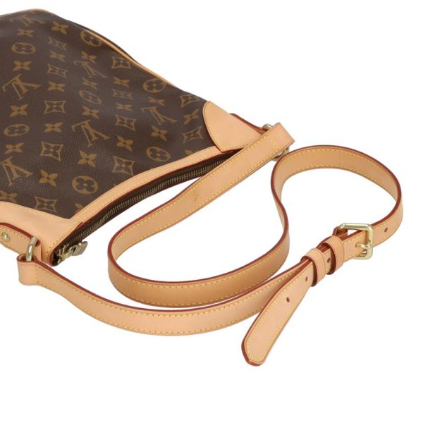 12021 4 Louis Vuitton Odeon PM Monogram Shoulder Bag Brown