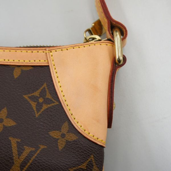 12021 8 Louis Vuitton Odeon PM Monogram Shoulder Bag Brown