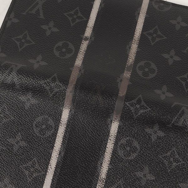 12030780 f Louis Vuitton Fragment Design Monogram Eclipse Flash Zippy Organizer Leather Black