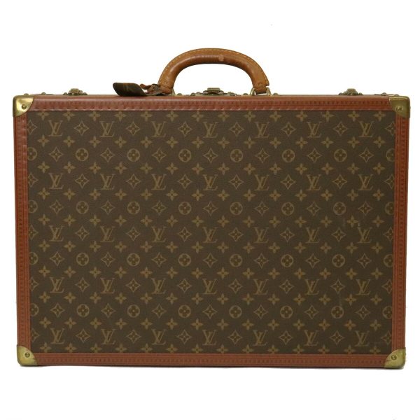 12160489 1 LOUIS VUITTON 60 Trunk Travel Suitcase Brown