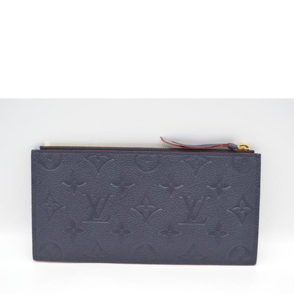 12217 11 Louis Vuitton Pochette Felicie Empreinte Marine Rouge