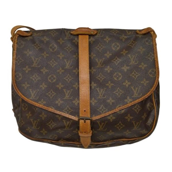 1224 2 1 Louis Vuitton Monogram Saumur Brown