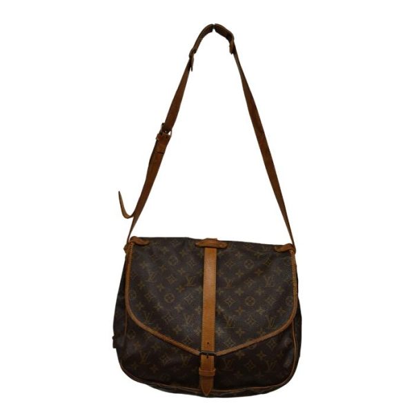 1224 2 4 Louis Vuitton Monogram Saumur Brown