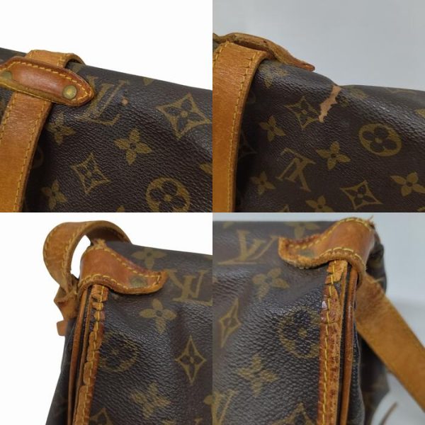 1224 2 6 Louis Vuitton Monogram Saumur Brown