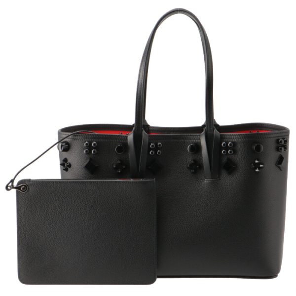 12250480001cm53 Christian Louboutin Cabata Small Tote Bag Black