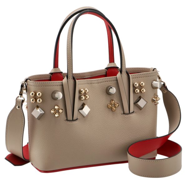 12250510001f537 Christian Louboutin Tote Bag Cabata Mini Beige