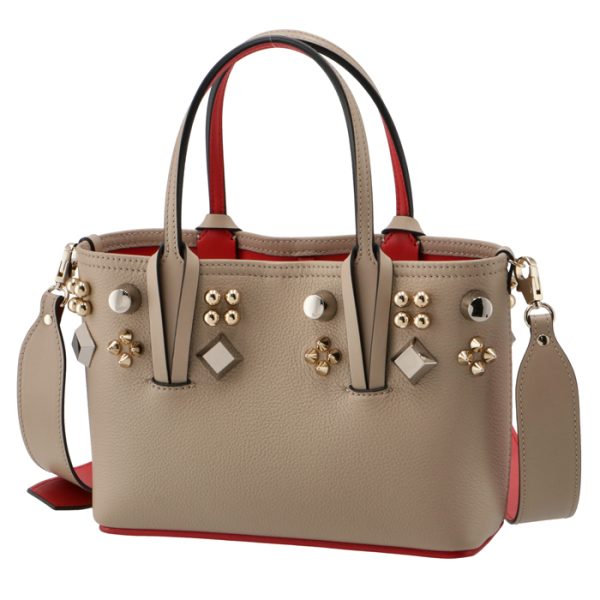 12250510001f537 1 Christian Louboutin Tote Bag Cabata Mini Beige