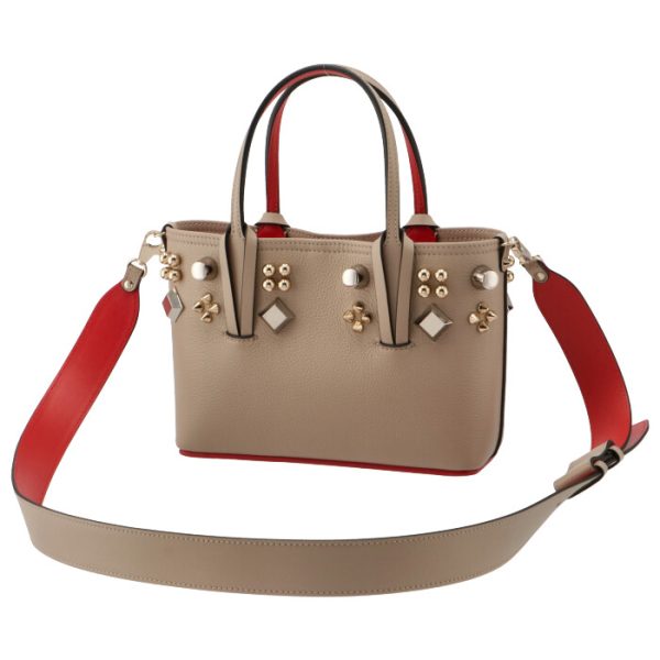 12250510001f537 2 Christian Louboutin Tote Bag Cabata Mini Beige