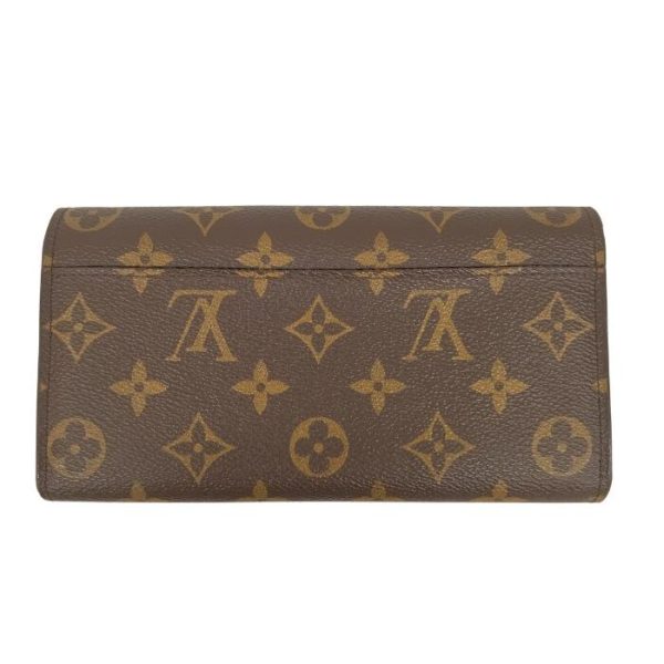 1229 1 3 Louis Vuitton Portefeuille Sarah Long Wallet Brown