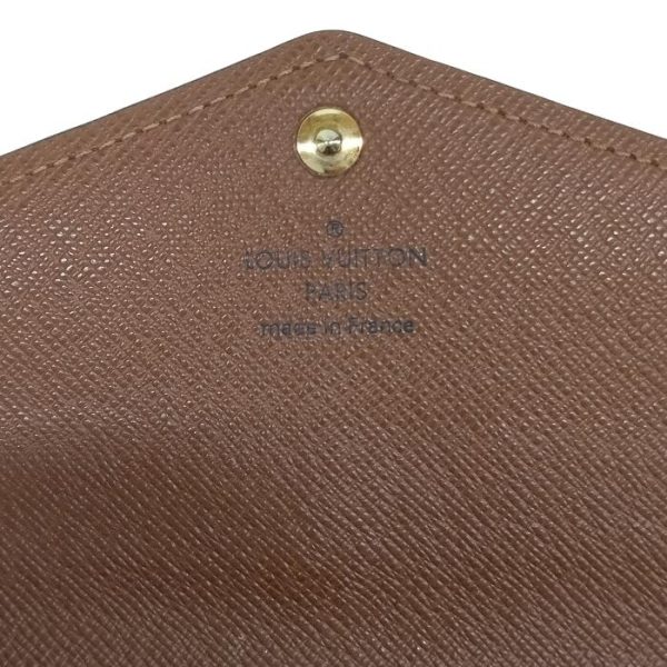 1229 1 6 Louis Vuitton Portefeuille Sarah Long Wallet Brown