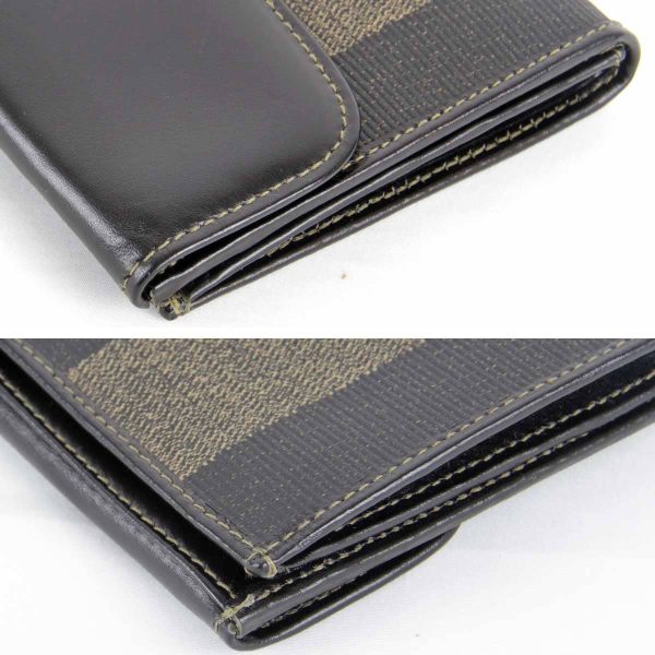 1235230906156t 9 Fendi Pecan Leather Long Wallet Khaki