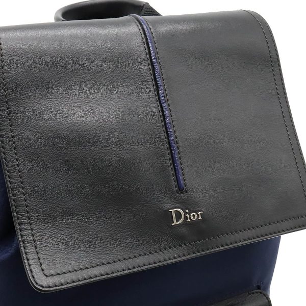 12380375 7 Christian Dior Motion Rucksack Nylon Canvas Backpack Navy