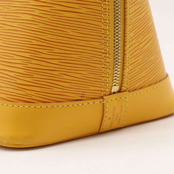 12380947 8 LOUIS VUITTON Alma handbag yellow Tassili yellow