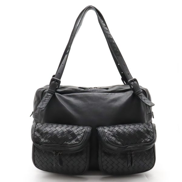 12390727 1 Bottega Veneta Intrecciato Tote Bag Leather Black