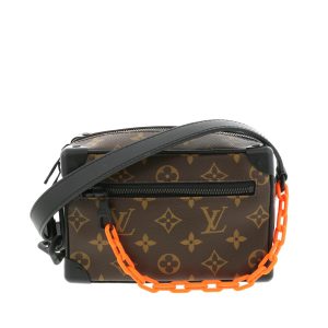 1240001023651 1 Louis Vuitton Menilmontan PM Shoulder Bag Brown