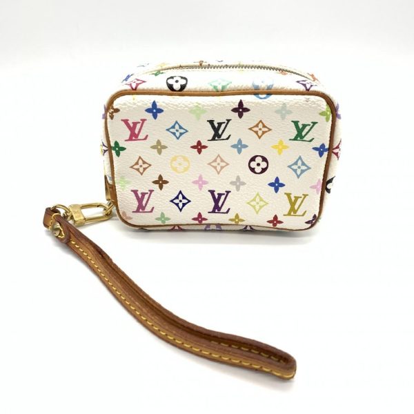 1240001026422 1 Louis Vuitton Truth Wapiti Multicolor Mini Pouch White