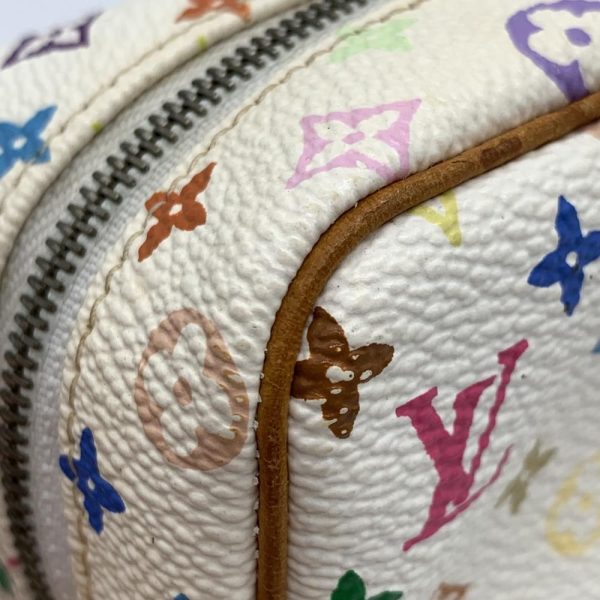 1240001026422 7 Louis Vuitton Truth Wapiti Multicolor Mini Pouch White