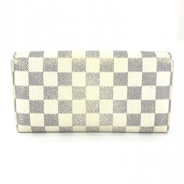 1240001027550 3 Louis Vuitton Portefeuille Sarah Damier Long Wallet White